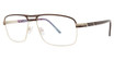 Times Square Eyeglasses Duke Brown/Gold