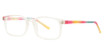 Broadway Eyeglasses Now Crystal/Fuchsia
