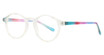 Broadway Eyeglasses Future Crystal/Rainbow