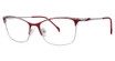 Genevieve Boutique Eyeglasses Disguise matte burgundy