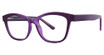 Modern Plastics II Eyeglasses Outcome plum fade