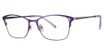 Vera Wang Eyeglasses Elana Eggplant/EP