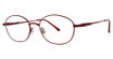 Modern Metals Eyeglasses Epiphany burgundy