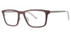 Jhane Barnes Eyeglasses Adjugate Brick/BC