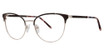 Modern Art Eyeglasses A611 burgundy tortoise