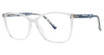 Modern Plastics II Eyeglasses Prepare crystal/blue