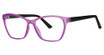 Modern Plastics I Eyeglasses Control plum/black matte