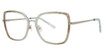Vera Wang Eyeglasses V573 Grey Crystal/GR
