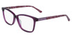 Genesis Eyeglasses G5054 PLUM CRYSTAL/505
