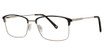 Randy Jackson Eyeglasses Randy Jackson 1112 Black/Gold/235