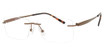 AirMag Eyeglasses AIRMAG A6370 Brown/C2
