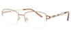Konishi Eyeglasses KONISHI KF8391 Coffee/Gold/C2