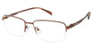 TLG Eyeglasses NU042 ANTIQUE BROWN/C02