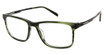 TLG Eyeglasses NU044 OLIVE HORN/C03