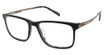 TLG Eyeglasses NU044 BLACK STRIATION/C01