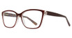 Affordable Designs Eyeglasses Meadow Burgundy