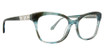Badgley Mischka Eyeglasses Fayette Aqua/AQUA