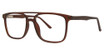 Modern Times Eyeglasses Compete brown matte