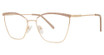 Modern Art Eyeglasses A614 mauve/gold