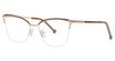Genevieve Boutique Eyeglasses Sacred mink/taupe/gold