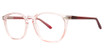 Modern Plastics II Eyeglasses Achieve pink crystal