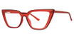 Modern Plastics II Eyeglasses Vintage black/red matte