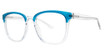 Modern Plastics II Eyeglasses Intention teal/blue crystal