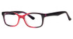 Modern Plastics I Eyeglasses Squiggle grape/cherry