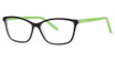 Modern Plastics I Eyeglasses Reason black/neon lime