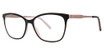 Daisy Fuentes Eyeglasses Daisy Fuentes La Raquel BLK/PINK/240