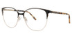 Daisy Fuentes Eyeglasses Daisy Fuentes La Veronica BLK/GOLD/235