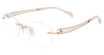 Line Art Eyeglasses XL 2151 Rose Gold/RG