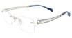 Line Art Eyeglasses XL 2152 White/WP