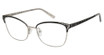 Nicole Miller Eyeglasses Delavan BLACK/GOLD/C01