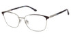 Nicole Miller Eyeglasses HEWES MATTE PURPLE/C03