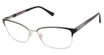 Nicole Miller Eyeglasses BRISTOL MATTE BLACK/C01