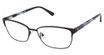 Nicole Miller Eyeglasses BRISTOL MT DARK PLUM/C03