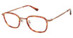 Denon Eyewear Eyeglasses GENESIS Honey Chestnut Tortoise/05