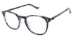 Denon Eyewear Eyeglasses KYLE Blue Marble/57