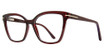 Serafina Eyewear Eyeglasses Glamour Clip Burgundy