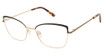 Ann Taylor Eyeglasses ATP610 BLACK / GOLD/C01