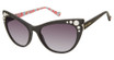 BETSEY JOHNSON Eyeglasses TOP IT OFF Black/BLK