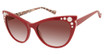 BETSEY JOHNSON Eyeglasses TOP IT OFF Red/RED