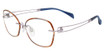 Line Art Eyeglasses XL 2158 Blue/BL