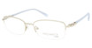 Viva Eyeglasses VV8017 shiny light nickeltin/010