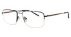 Konishi Eyeglasses KONISHI KF8606 Matte Black Brown/C1