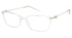 ELLE Eyeglasses EL 13498 Clear/CR