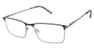 Geoffrey Beene Eyeglasses G470 Black/Dark Gunmetal/BLK