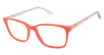 gx by GWEN STEFANI Eyeglasses GX832 coral/burgundy/COR