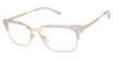 L.A.M.B. Eyeglasses LAUF098 silver glitter/SIL